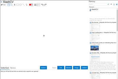 SlashCV - Flamory bookmarks and screenshots