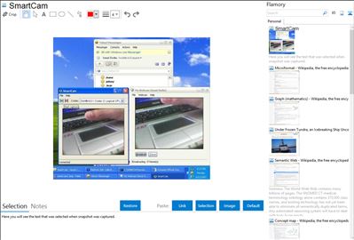 SmartCam - Flamory bookmarks and screenshots