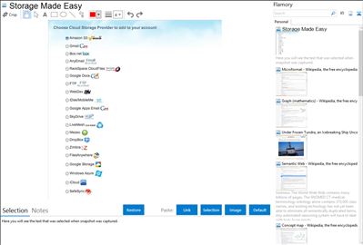 Storage Made Easy - Flamory bookmarks and screenshots