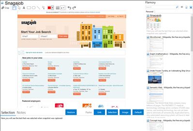 Snagajob - Flamory bookmarks and screenshots