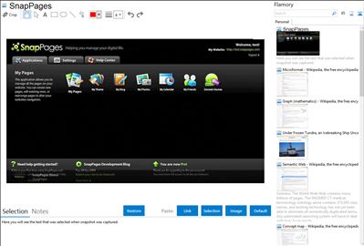 SnapPages - Flamory bookmarks and screenshots