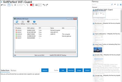 SoftPerfect WiFi Guard - Flamory bookmarks and screenshots