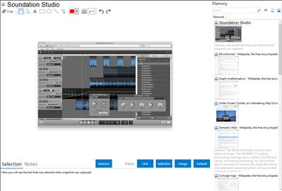 Soundation Studio - Flamory bookmarks and screenshots