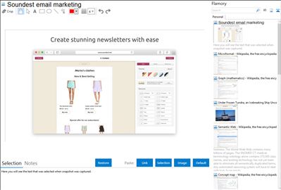 Soundest email marketing - Flamory bookmarks and screenshots