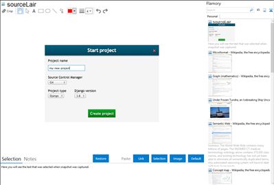 sourceLair - Flamory bookmarks and screenshots