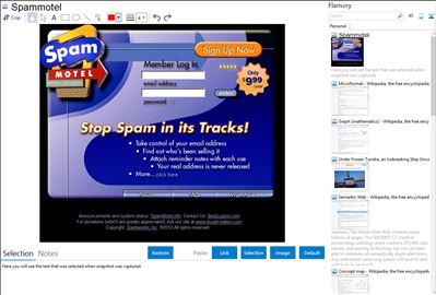 Spammotel - Flamory bookmarks and screenshots