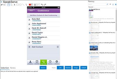 SpeakServe - Flamory bookmarks and screenshots