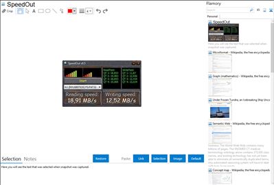 SpeedOut - Flamory bookmarks and screenshots