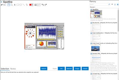 Spotfire - Flamory bookmarks and screenshots