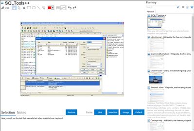 SQLTools++ - Flamory bookmarks and screenshots