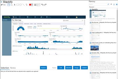 Stackify - Flamory bookmarks and screenshots