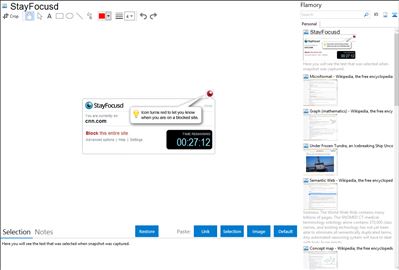 StayFocusd - Flamory bookmarks and screenshots