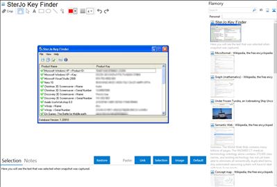 SterJo Key Finder - Flamory bookmarks and screenshots