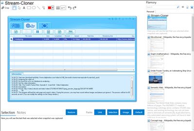 Stream-Cloner - Flamory bookmarks and screenshots