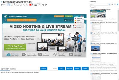 StreamingVideoProvider - Flamory bookmarks and screenshots