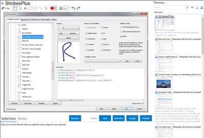 StrokesPlus - Flamory bookmarks and screenshots