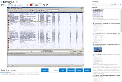 StrongDC++ - Flamory bookmarks and screenshots
