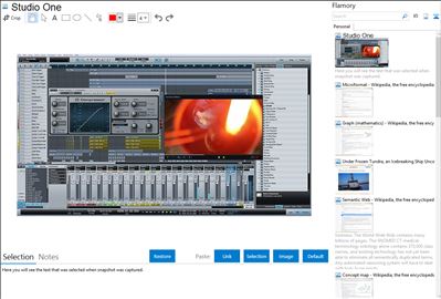 Studio One - Flamory bookmarks and screenshots