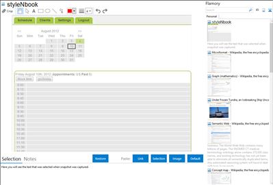 styleNbook - Flamory bookmarks and screenshots