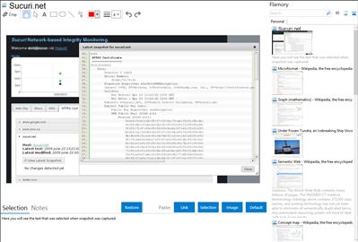 Sucuri.net - Flamory bookmarks and screenshots