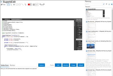 SuperbEdit - Flamory bookmarks and screenshots