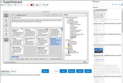 SuperNotecard - Flamory bookmarks and screenshots