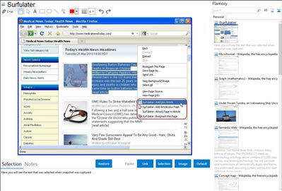 Surfulater - Flamory bookmarks and screenshots