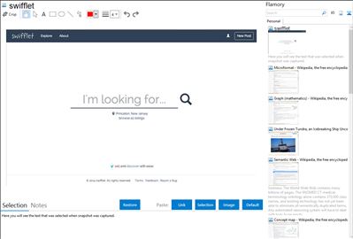 swifflet - Flamory bookmarks and screenshots