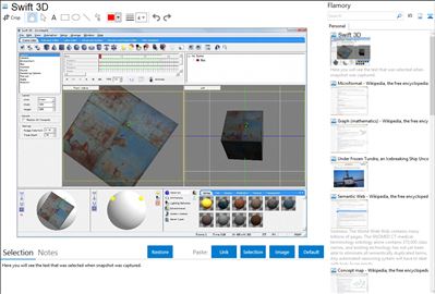 Swift 3D - Flamory bookmarks and screenshots