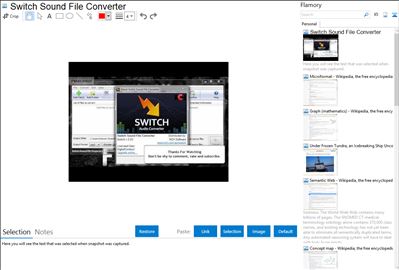 Switch Sound File Converter - Flamory bookmarks and screenshots
