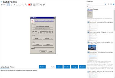 SyncPlaces - Flamory bookmarks and screenshots