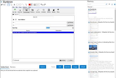 Synkron - Flamory bookmarks and screenshots