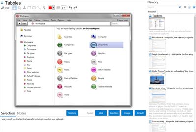 Tabbles - Flamory bookmarks and screenshots