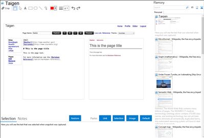 Taigen - Flamory bookmarks and screenshots