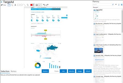 TargeAd - Flamory bookmarks and screenshots