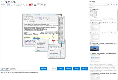Teach2000 - Flamory bookmarks and screenshots