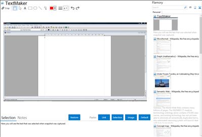 TextMaker - Flamory bookmarks and screenshots