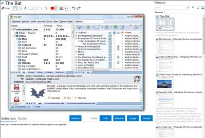 The Bat - Flamory bookmarks and screenshots