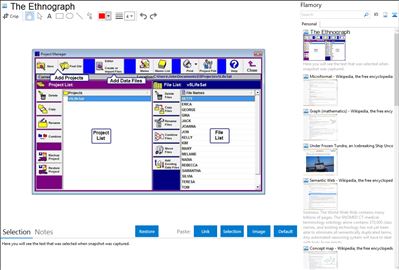 The Ethnograph - Flamory bookmarks and screenshots