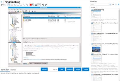 Thingamablog - Flamory bookmarks and screenshots