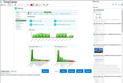 TimeCamp - Flamory bookmarks and screenshots