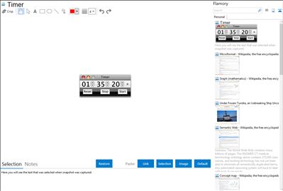 Timer - Flamory bookmarks and screenshots