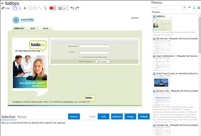 todoyu - Flamory bookmarks and screenshots