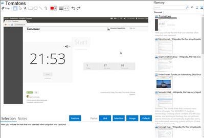 Tomatoes - Flamory bookmarks and screenshots