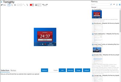 Tomighty - Flamory bookmarks and screenshots