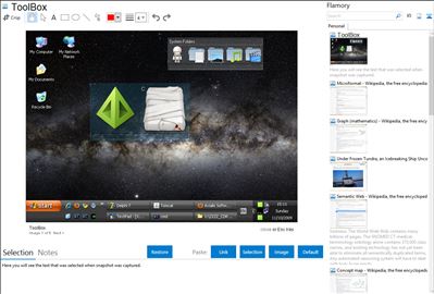 ToolBox - Flamory bookmarks and screenshots