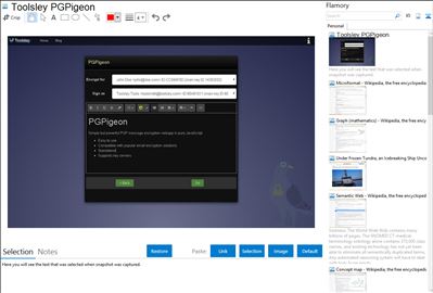 Toolsley PGPigeon - Flamory bookmarks and screenshots