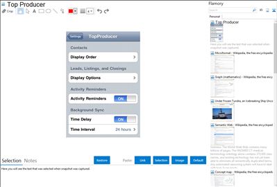 Top Producer - Flamory bookmarks and screenshots