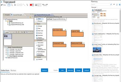 Topcased - Flamory bookmarks and screenshots