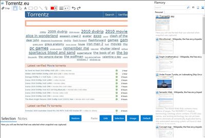Torrentz.eu - Flamory bookmarks and screenshots